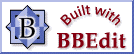 Built with BBEdit Badge